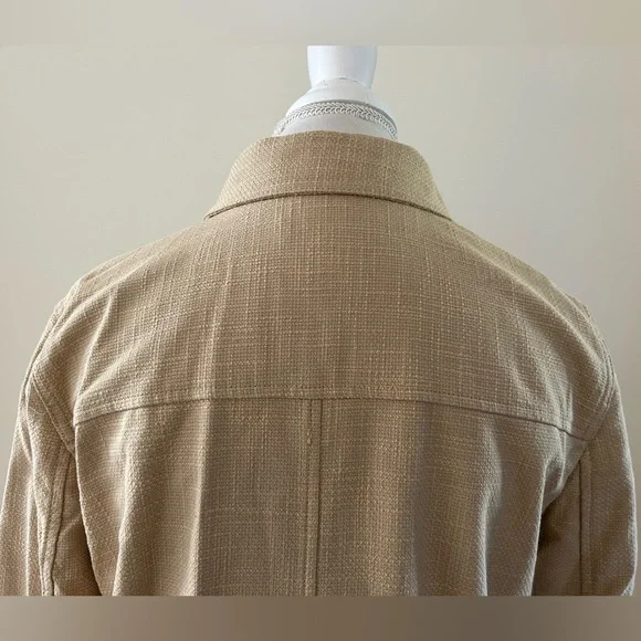 CUTE Talbots Khaki Shirt/Jacket - Picture 7 of 10